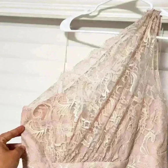 Jim Hjelm One Shoulder Blush Dress - Picture 3 of 6